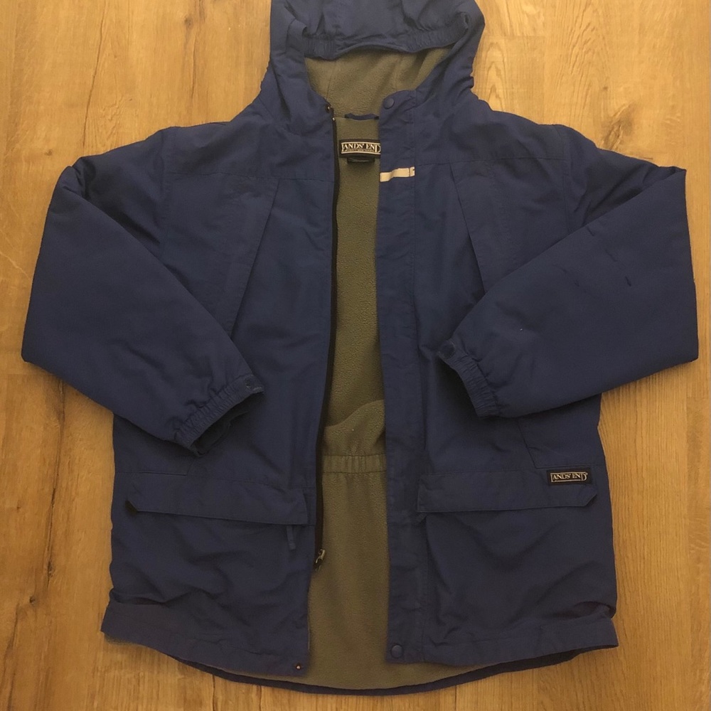 LANDS END Blue Winter Jacket